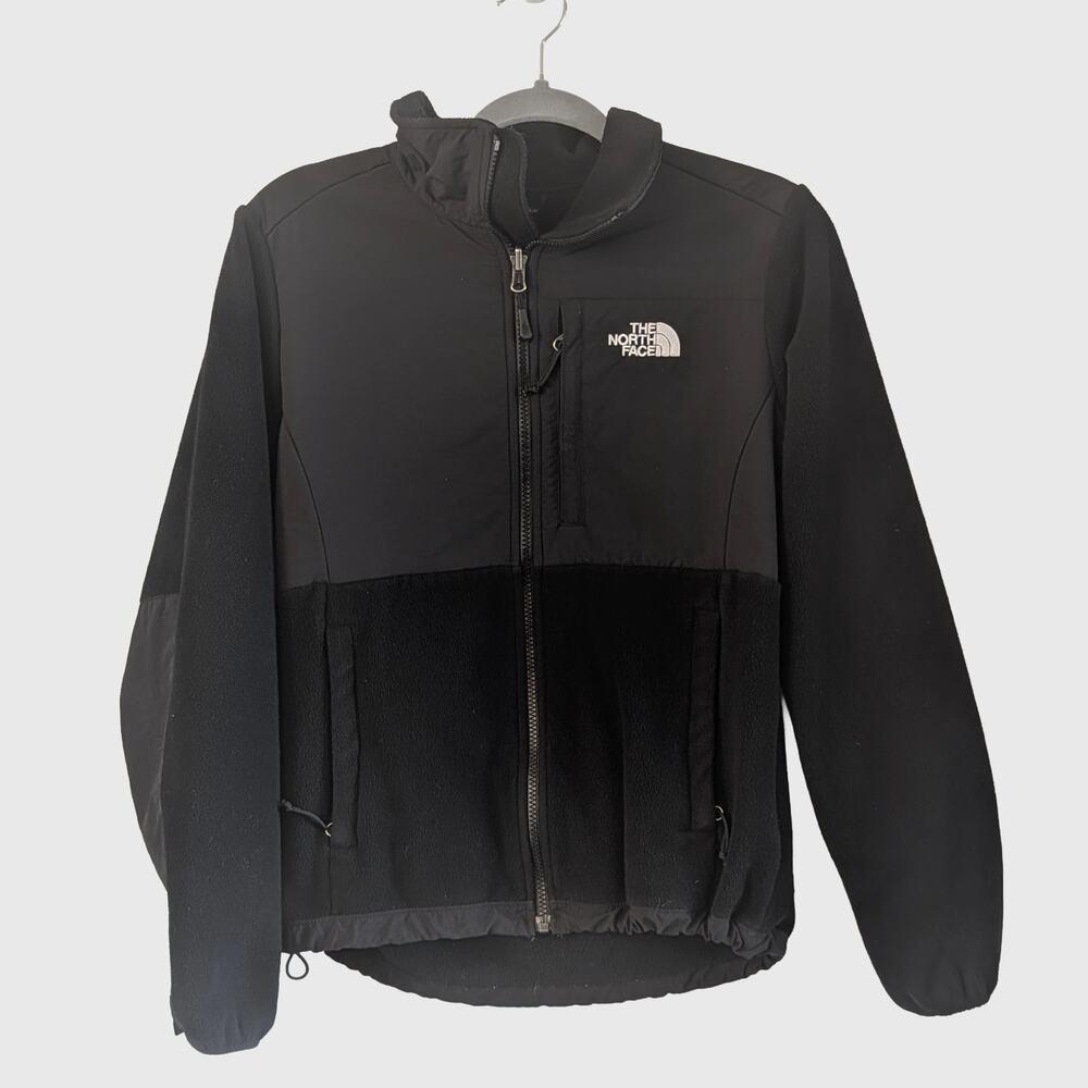 The North Face Polartec Recycled Fleece Jacket S Black Full Zip Hybrid